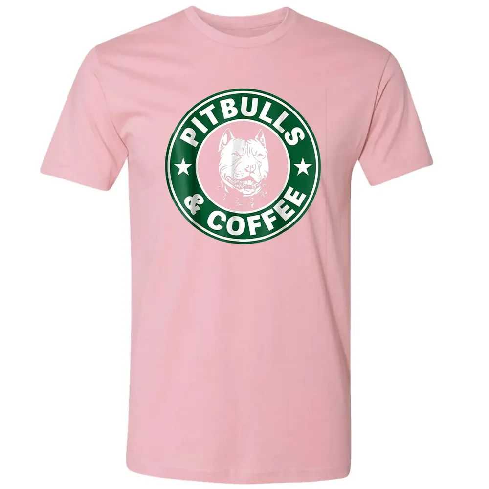 Pitbull and Coffee Premium Unisex T-shirt - 3