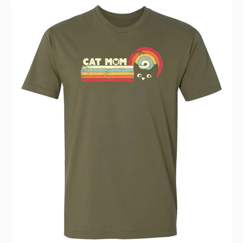 Cat Mom Premium Unisex T-shirt - 5