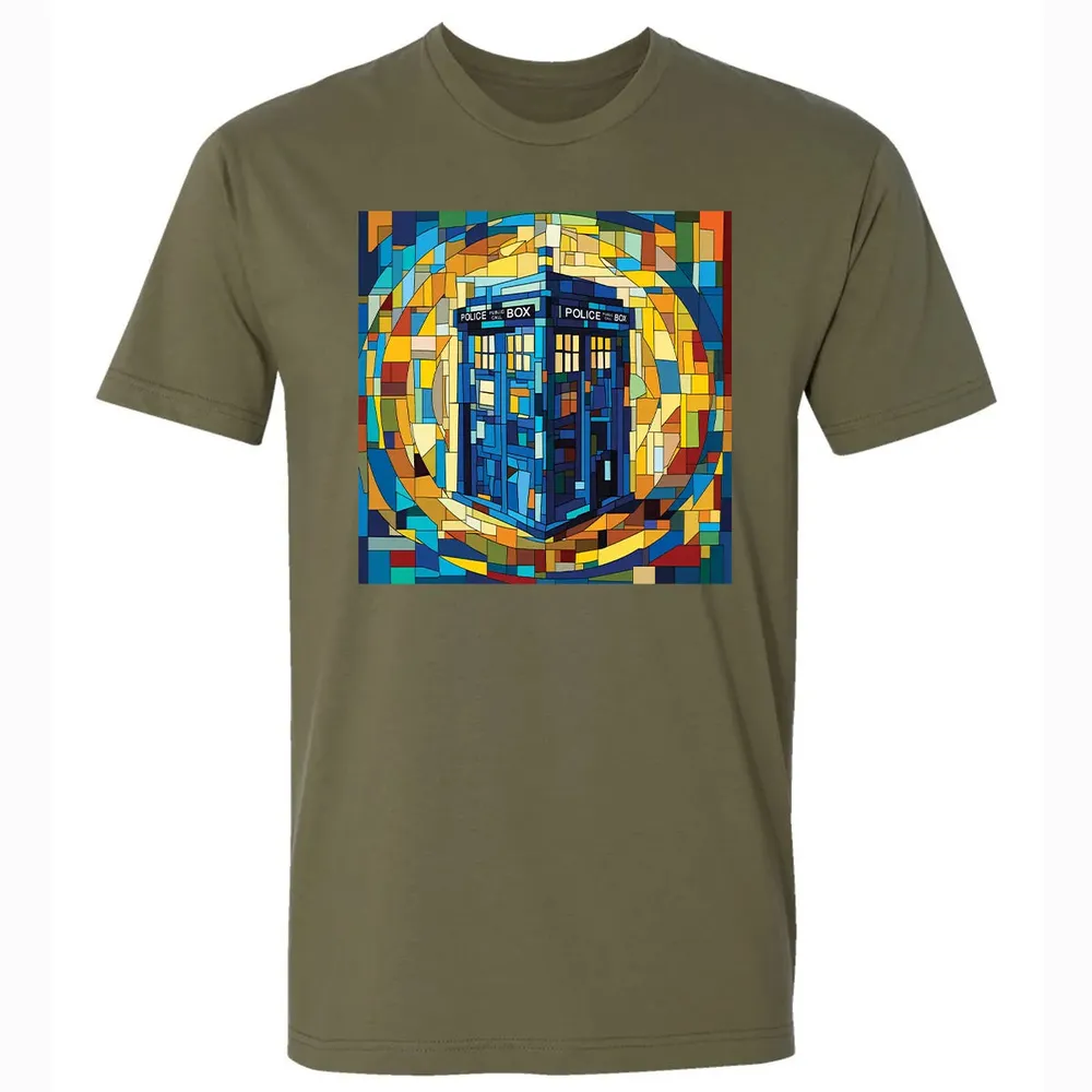 Callbox In Blue Premium Unisex T-shirt - 5