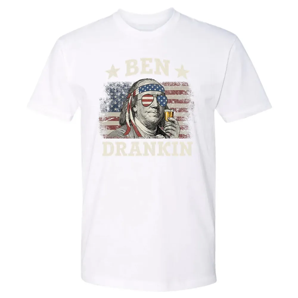 Ben Drankin 4th of July Patriotic Funny Premium Unisex T-shirt - 4