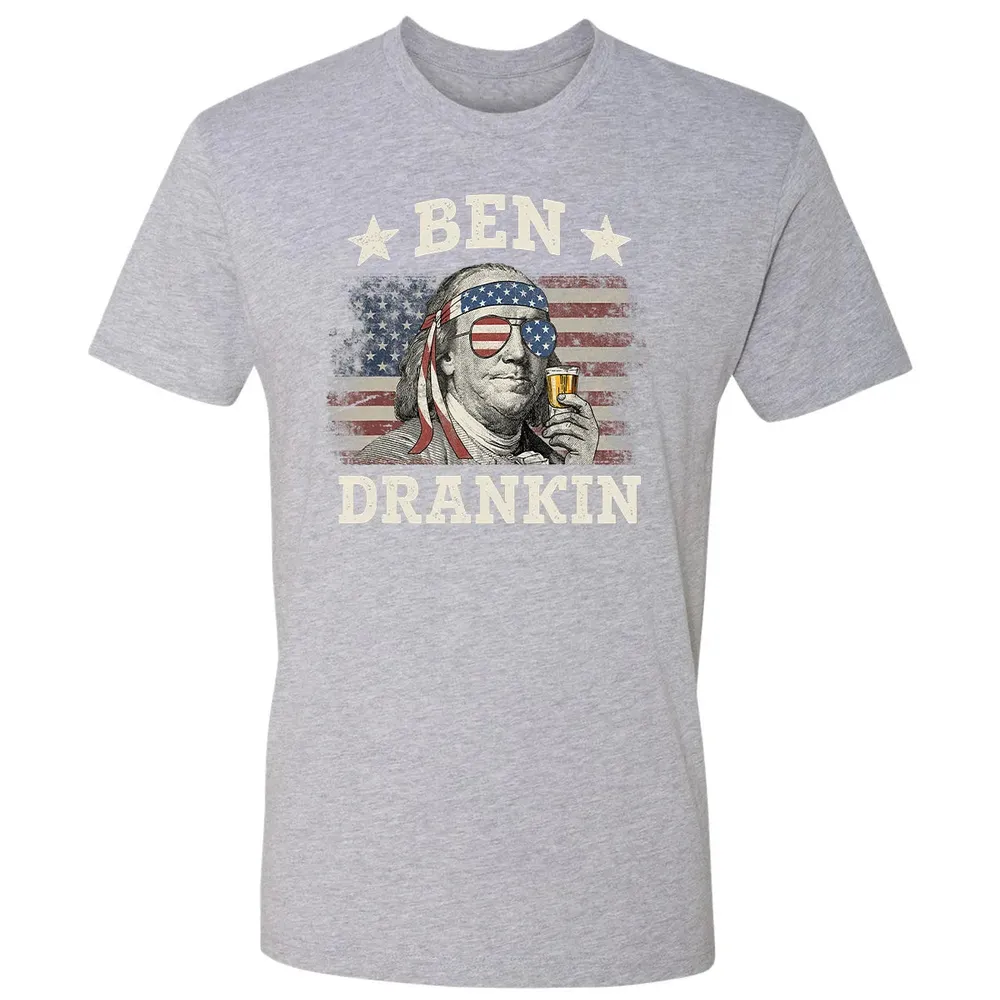 Ben Drankin 4th of July Patriotic Funny Premium Unisex T-shirt - 9