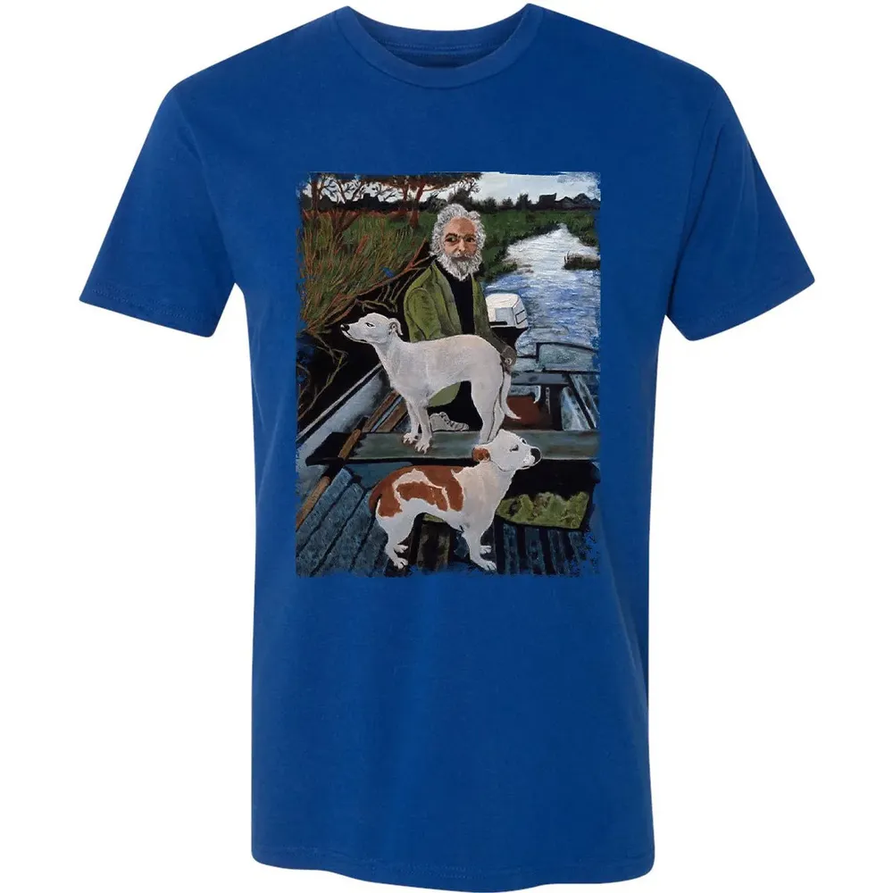 Old Man with Dogs Premium Unisex T-shirt - 10