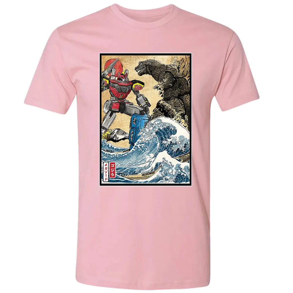 King of the Monsters vs Megazord Premium Unisex T-shirt - 3