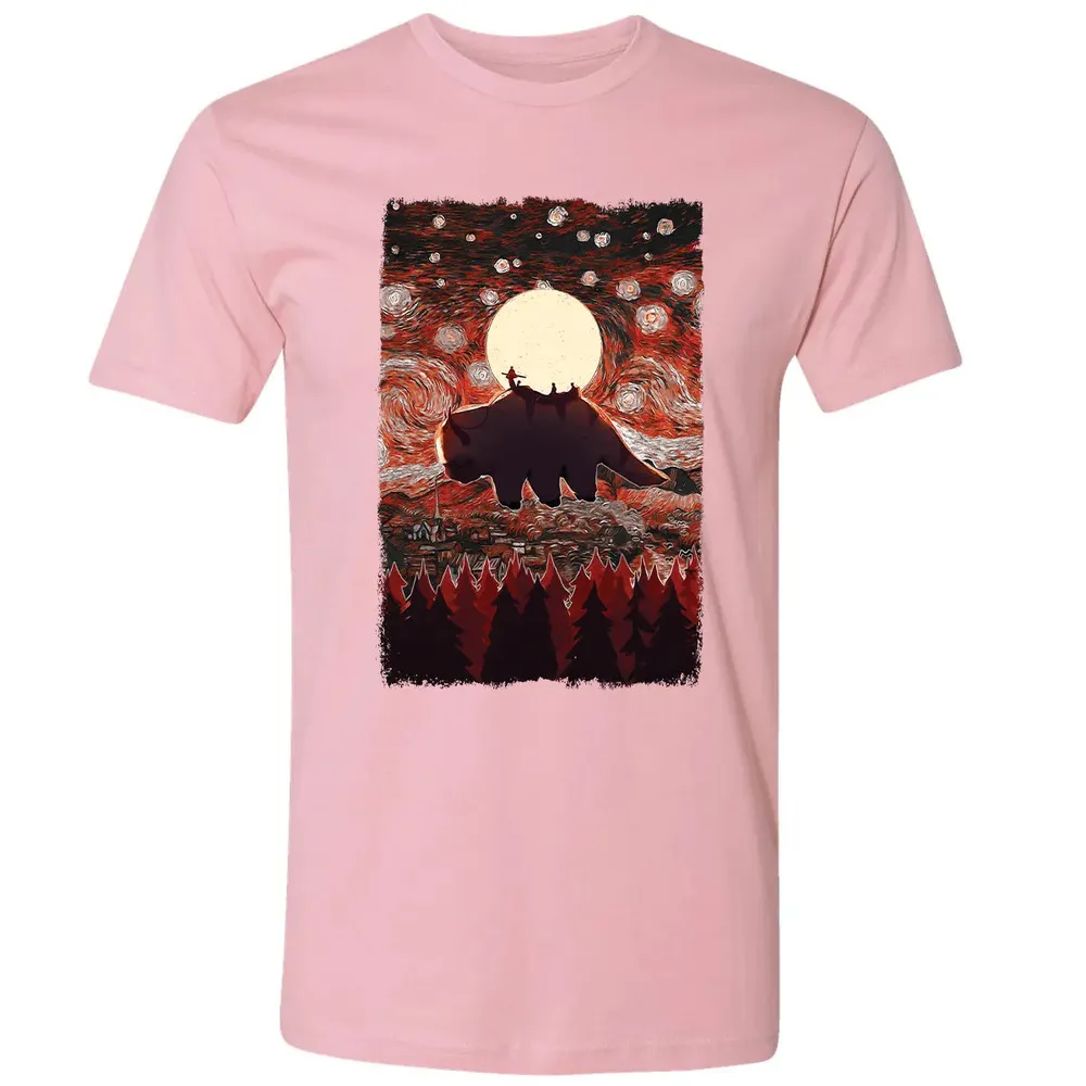 Flying Appa Starry Night Premium Unisex T-shirt - 3