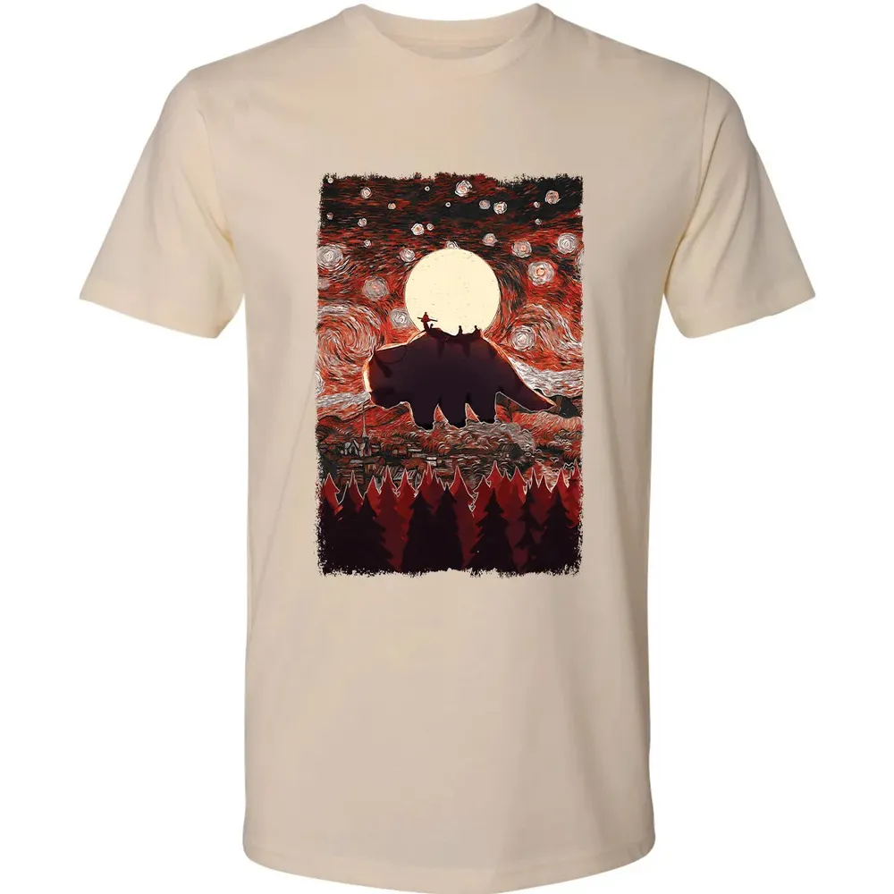 Flying Appa Starry Night Premium Unisex T-shirt - 13