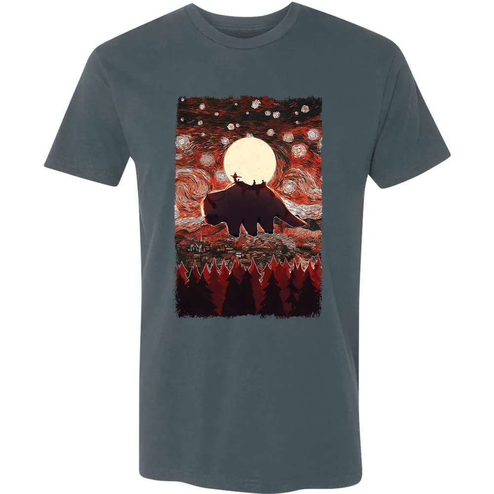 Flying Appa Starry Night Premium Unisex T-shirt - 14
