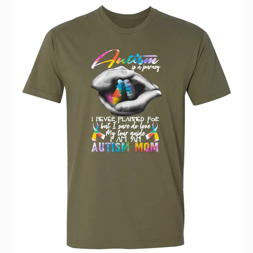 Autism is a journey Premium Unisex T-shirt - 5