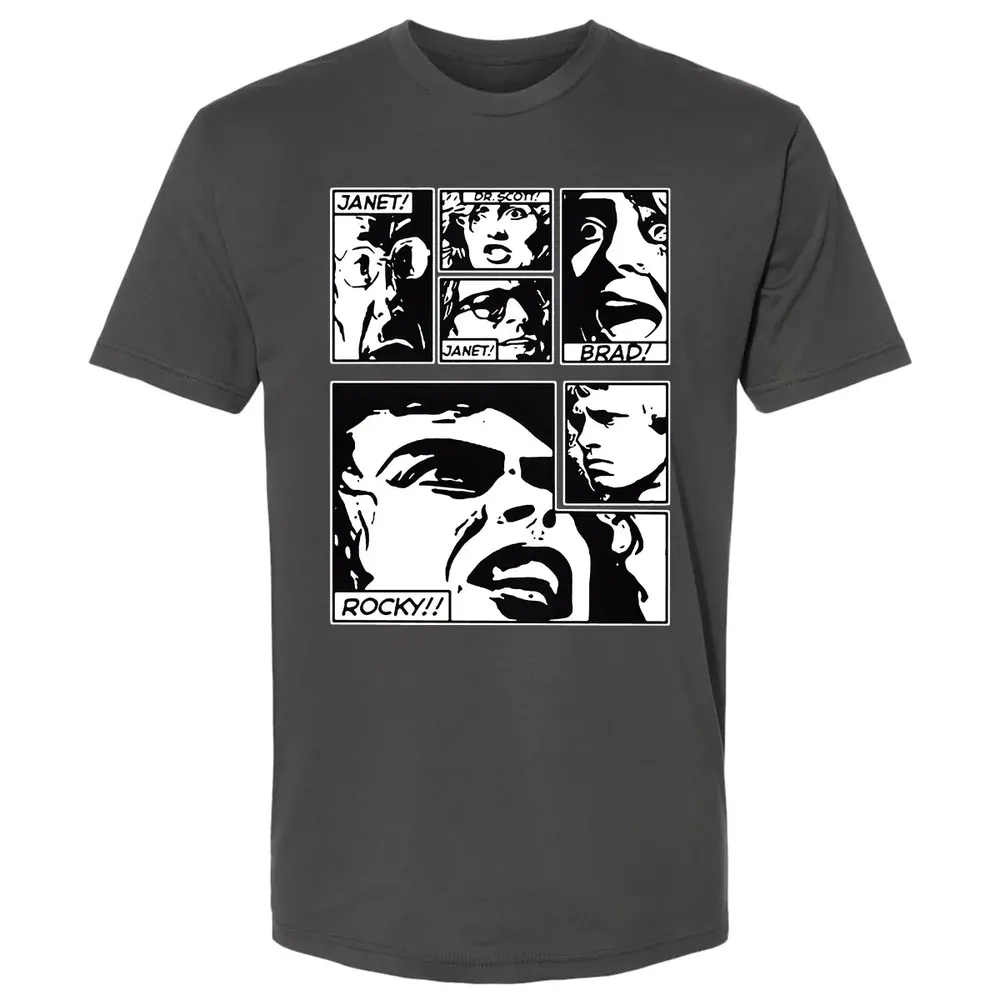 Janet! Dr. Scott! Janet! Brad! Rocky!! Premium Unisex T-shirt - 8