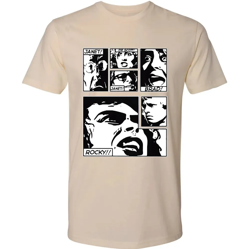 Janet! Dr. Scott! Janet! Brad! Rocky!! Premium Unisex T-shirt - 13