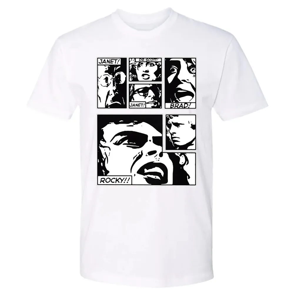Janet! Dr. Scott! Janet! Brad! Rocky!! Premium Unisex T-shirt - 4