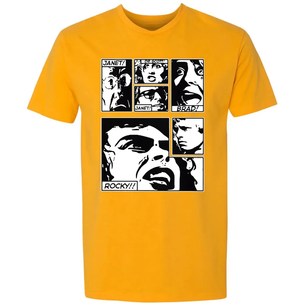 Janet! Dr. Scott! Janet! Brad! Rocky!! Premium Unisex T-shirt - 11