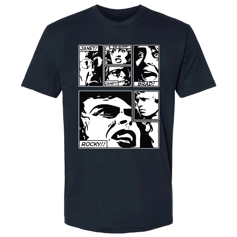 Janet! Dr. Scott! Janet! Brad! Rocky!! Premium Unisex T-shirt - 2