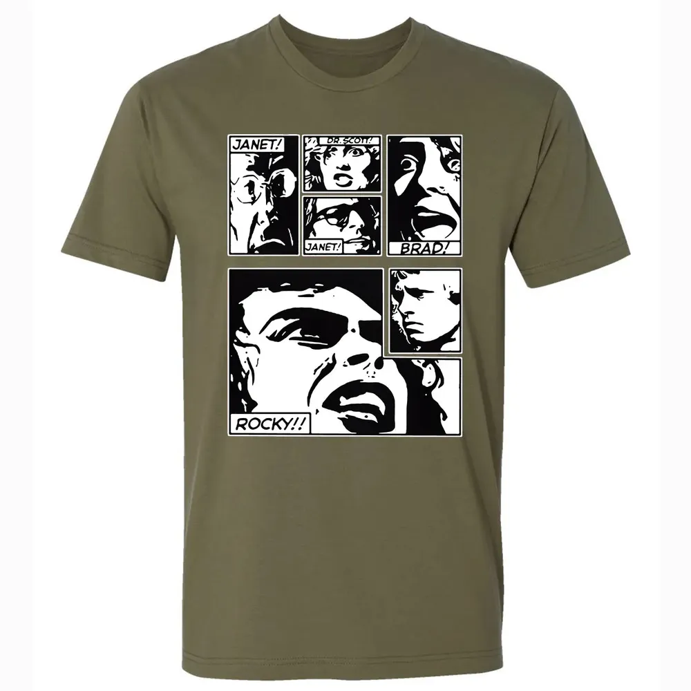 Janet! Dr. Scott! Janet! Brad! Rocky!! Premium Unisex T-shirt - 5