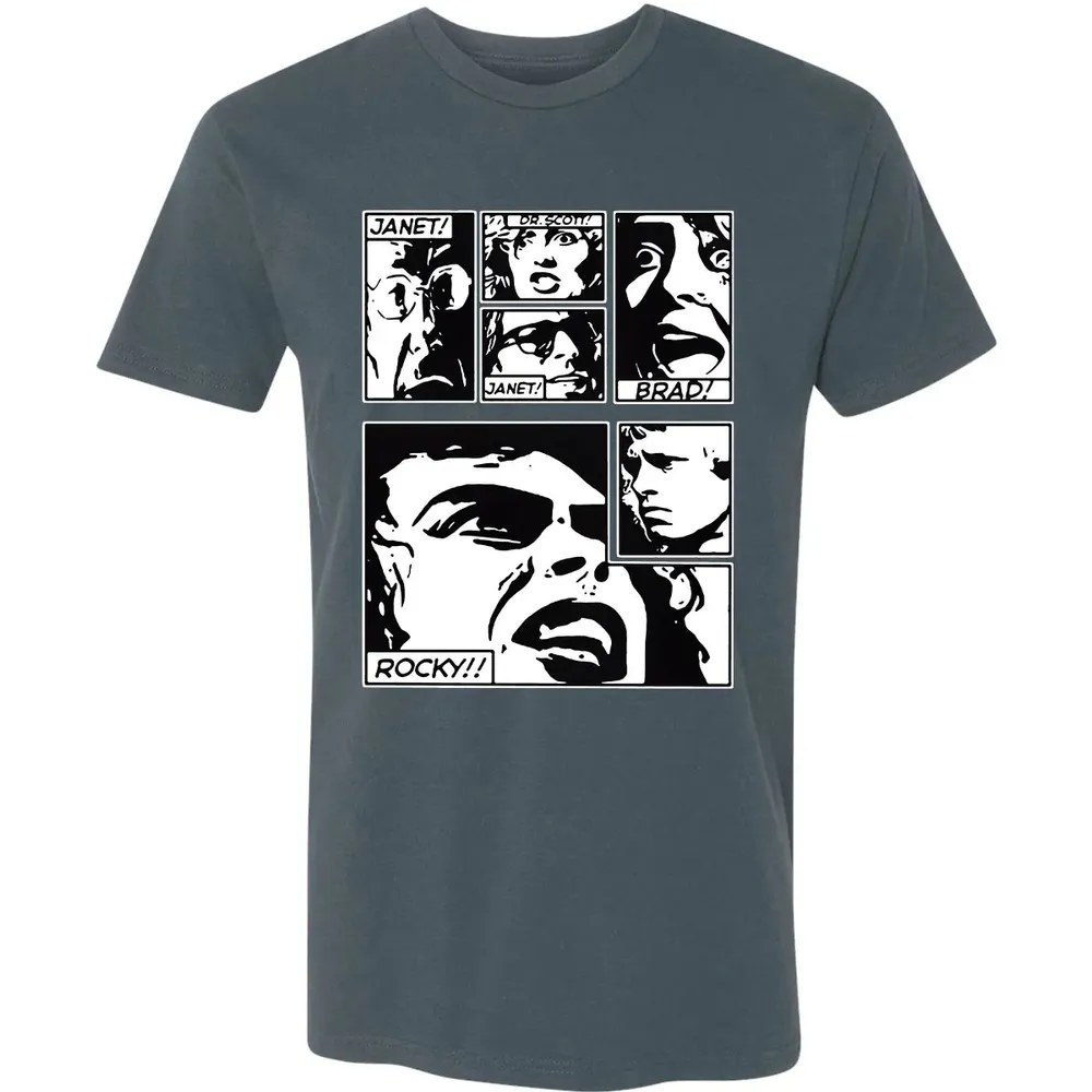 Janet! Dr. Scott! Janet! Brad! Rocky!! Premium Unisex T-shirt - 14