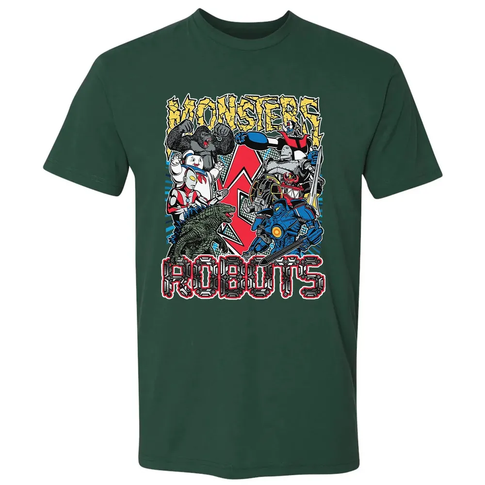 Monsters vs Robots Premium Unisex T-shirt - 12