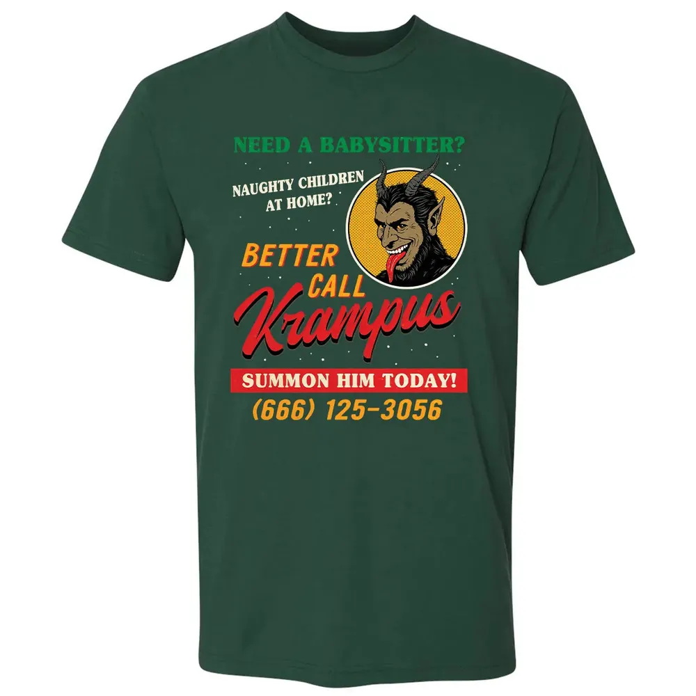 Better Call Krampus Premium Unisex T-shirt - 12
