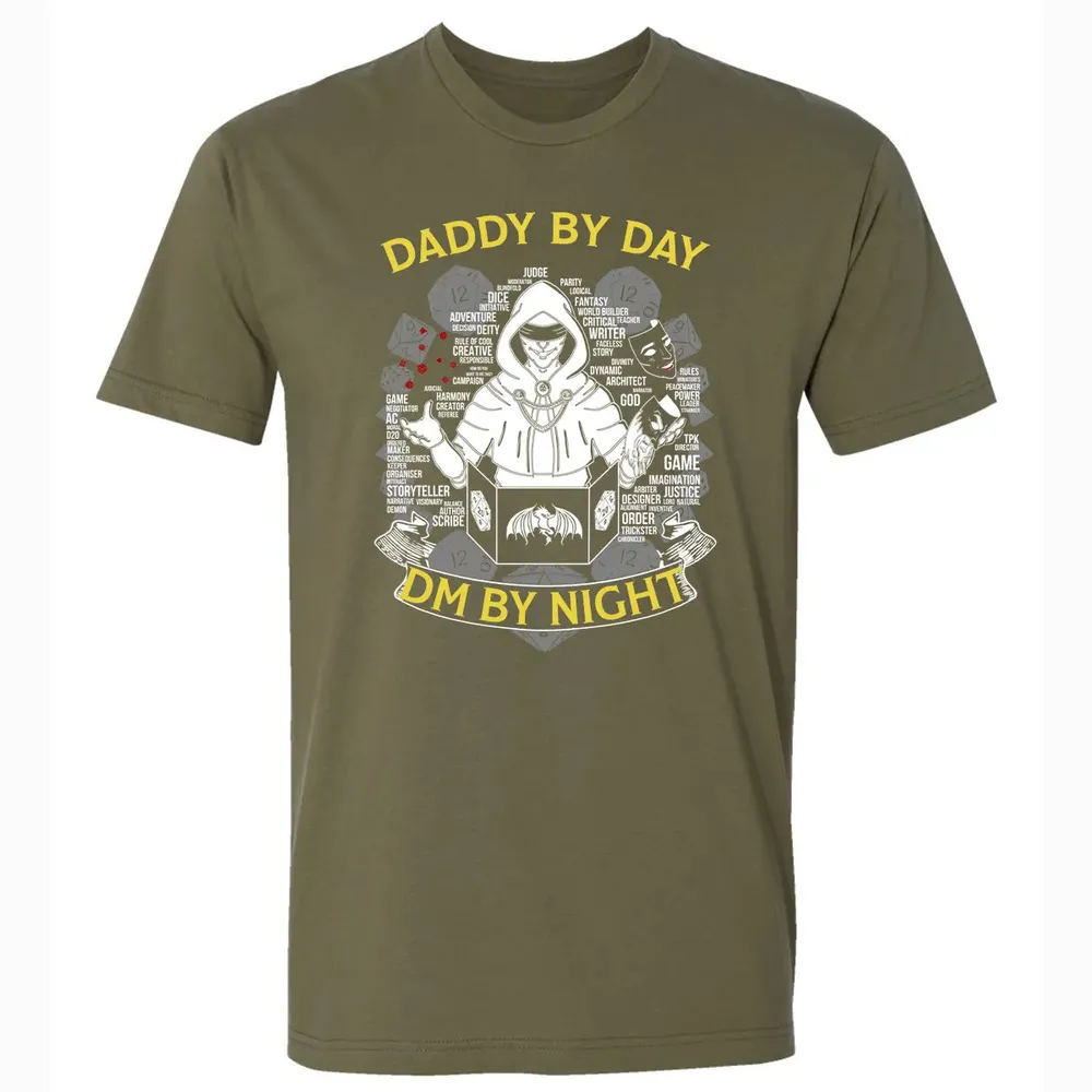Daddy By Day Dm By Night Premium Unisex T-shirt - 5