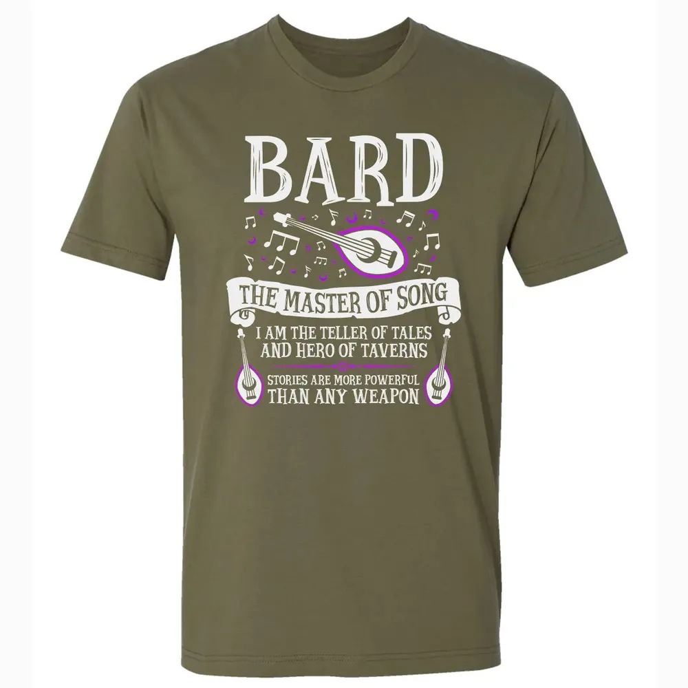 BARD, THE MASTER OF SONG (White) Premium Unisex T-shirt - 5