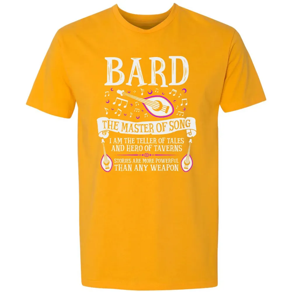 BARD, THE MASTER OF SONG (White) Premium Unisex T-shirt - 11