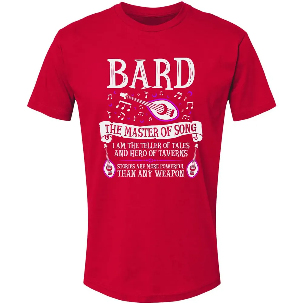 BARD, THE MASTER OF SONG (White) Premium Unisex T-shirt - 6