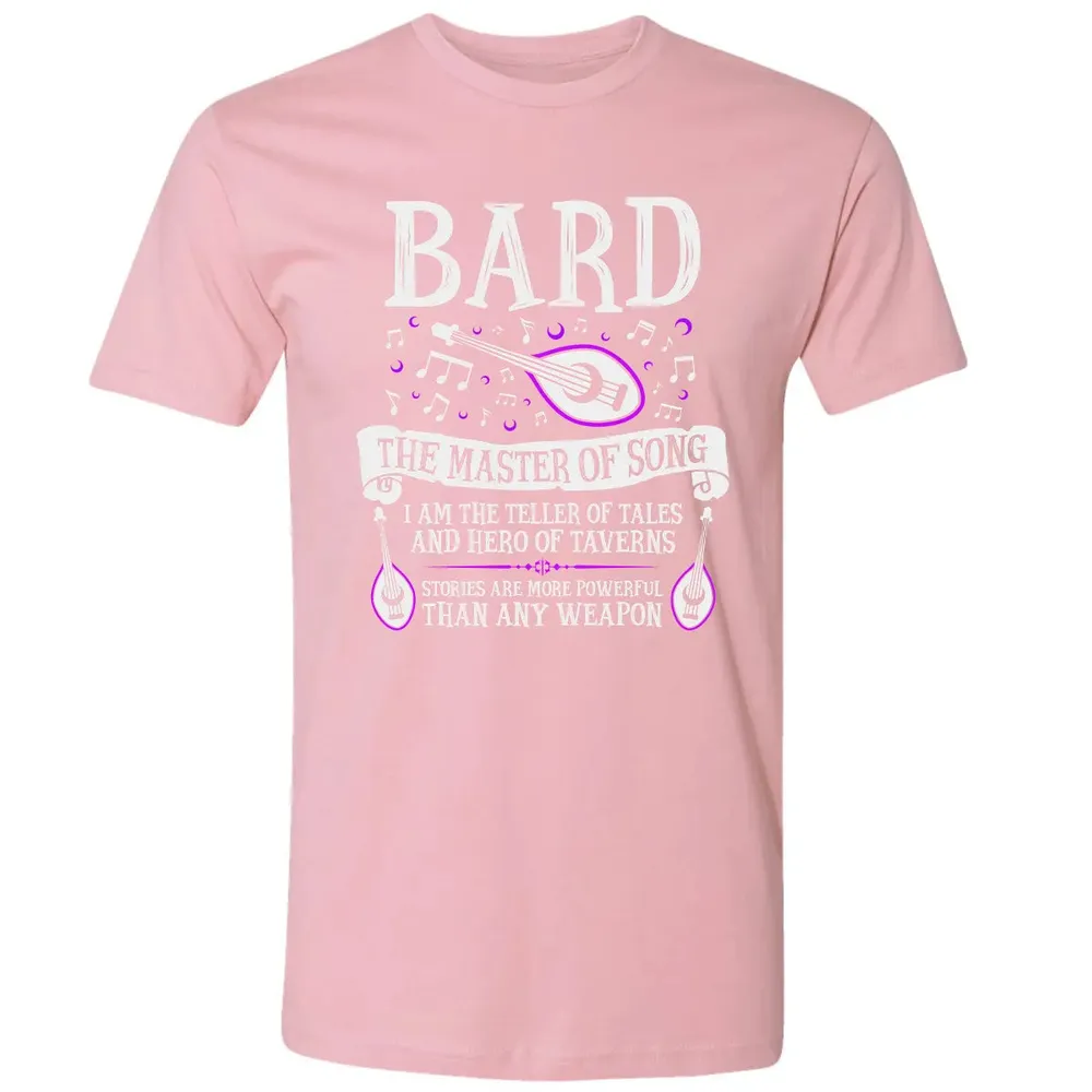 BARD, THE MASTER OF SONG (White) Premium Unisex T-shirt - 3