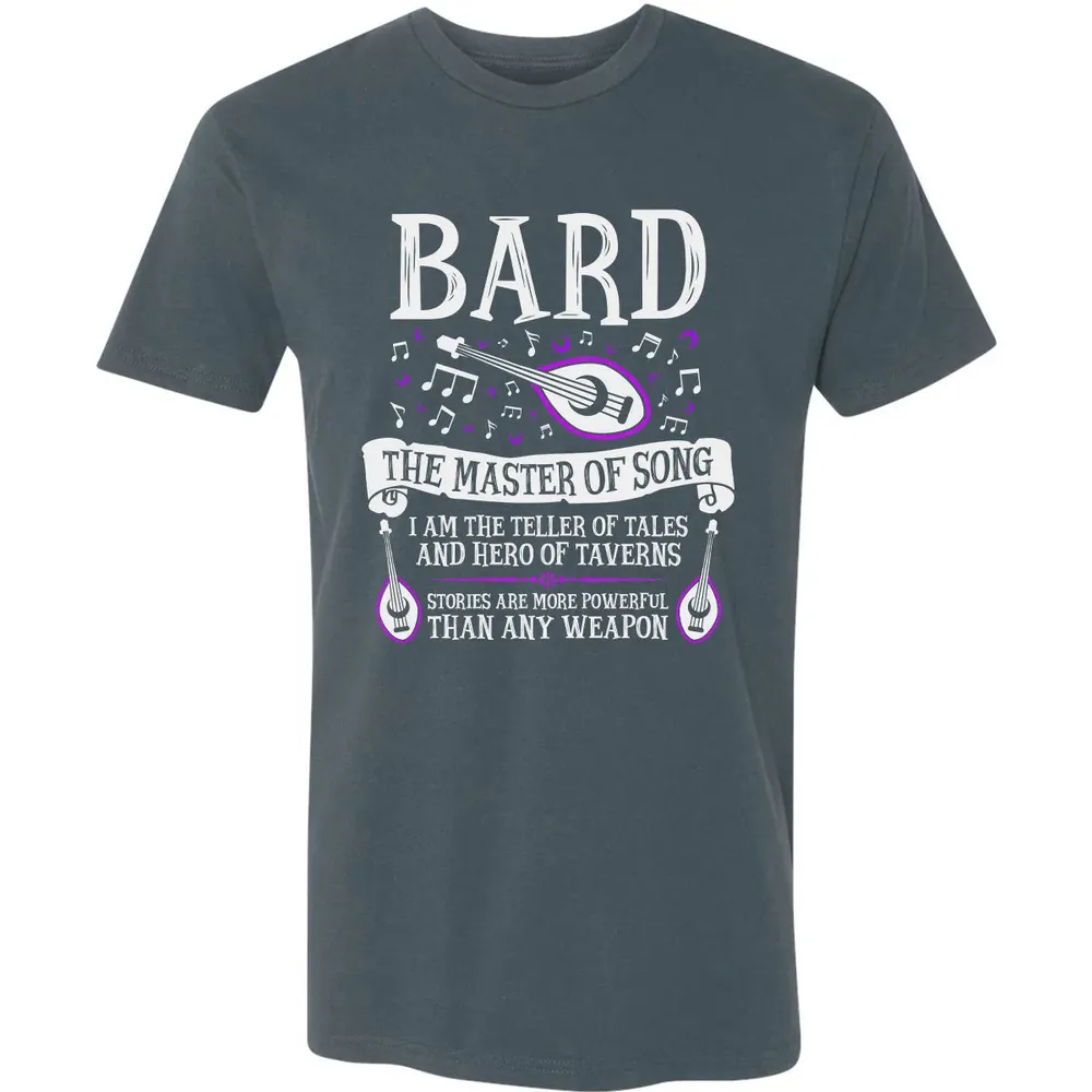 BARD, THE MASTER OF SONG (White) Premium Unisex T-shirt - 14