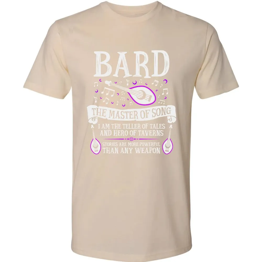 BARD, THE MASTER OF SONG (White) Premium Unisex T-shirt - 13