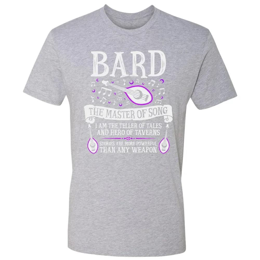 BARD, THE MASTER OF SONG (White) Premium Unisex T-shirt - 9