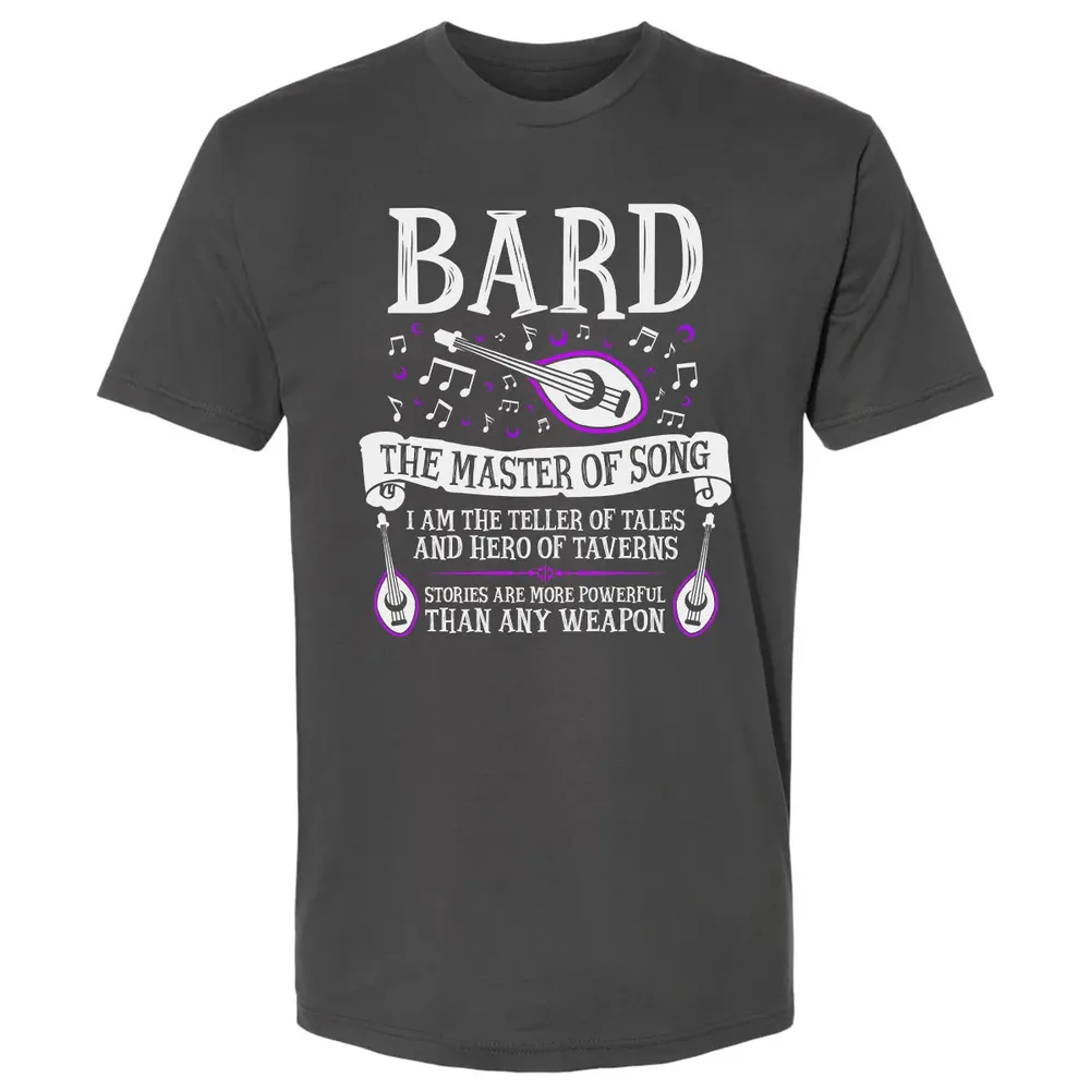 BARD, THE MASTER OF SONG (White) Premium Unisex T-shirt - 8