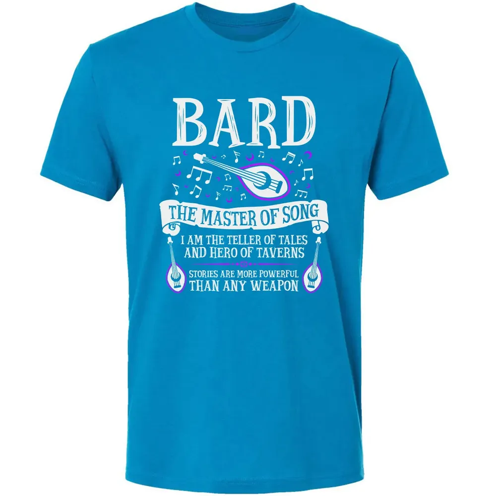 BARD, THE MASTER OF SONG (White) Premium Unisex T-shirt - 15