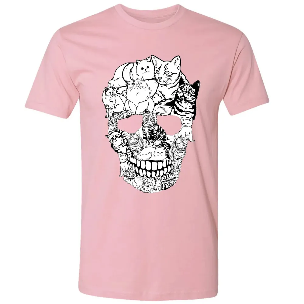 Cat Skull Premium Unisex T-shirt - 3