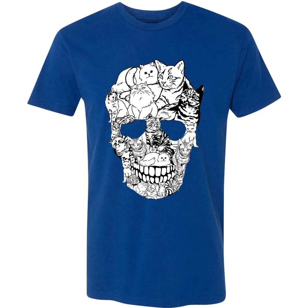 Cat Skull Premium Unisex T-shirt - 10