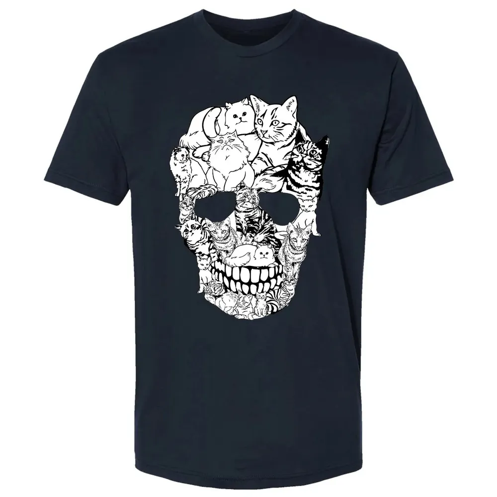 Cat Skull Premium Unisex T-shirt - 2