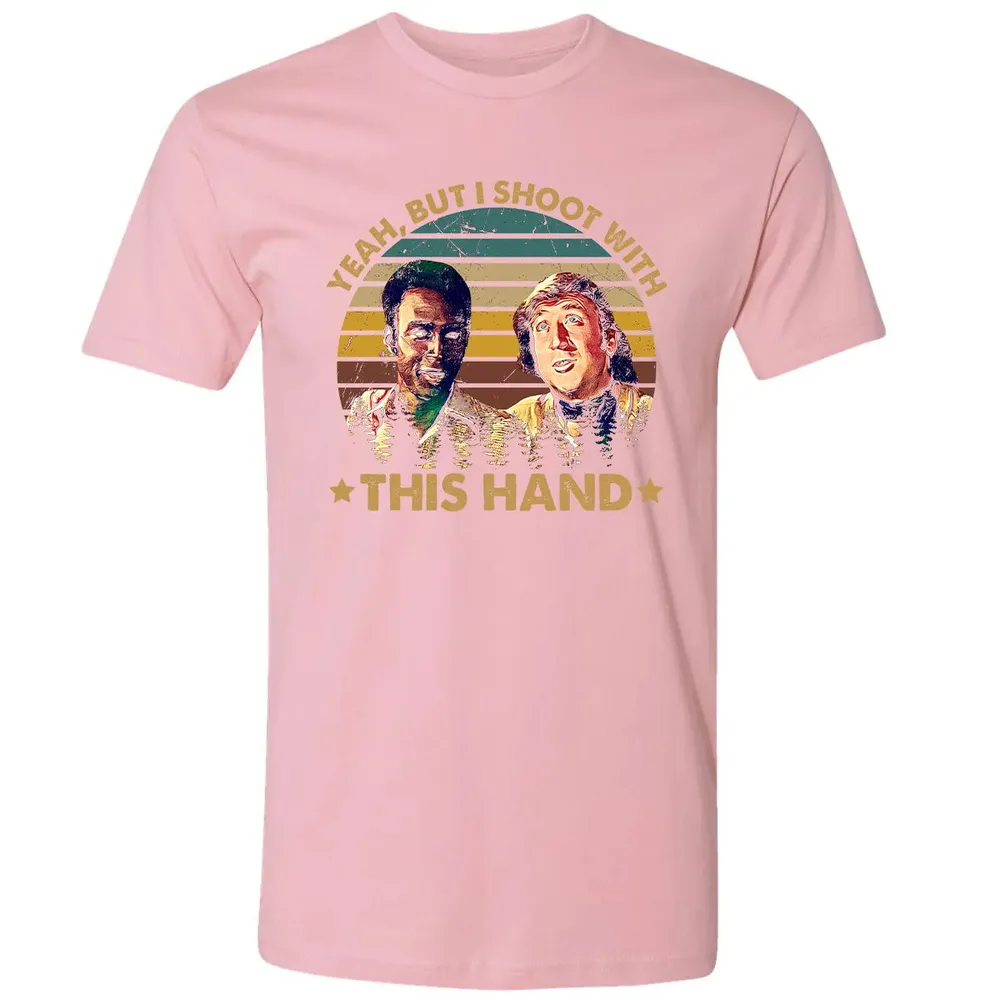 Yeah, But I Shoot With This Hand Premium Unisex T-shirt - 3