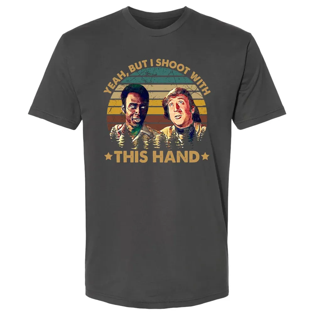 Yeah, But I Shoot With This Hand Premium Unisex T-shirt - 8