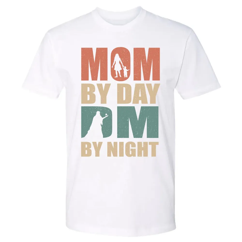 Mom By Day DM By Night DND Premium Unisex T-shirt - 4