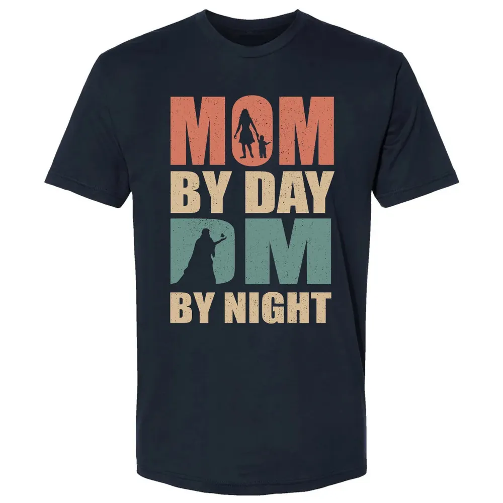 Mom By Day DM By Night DND Premium Unisex T-shirt - 2