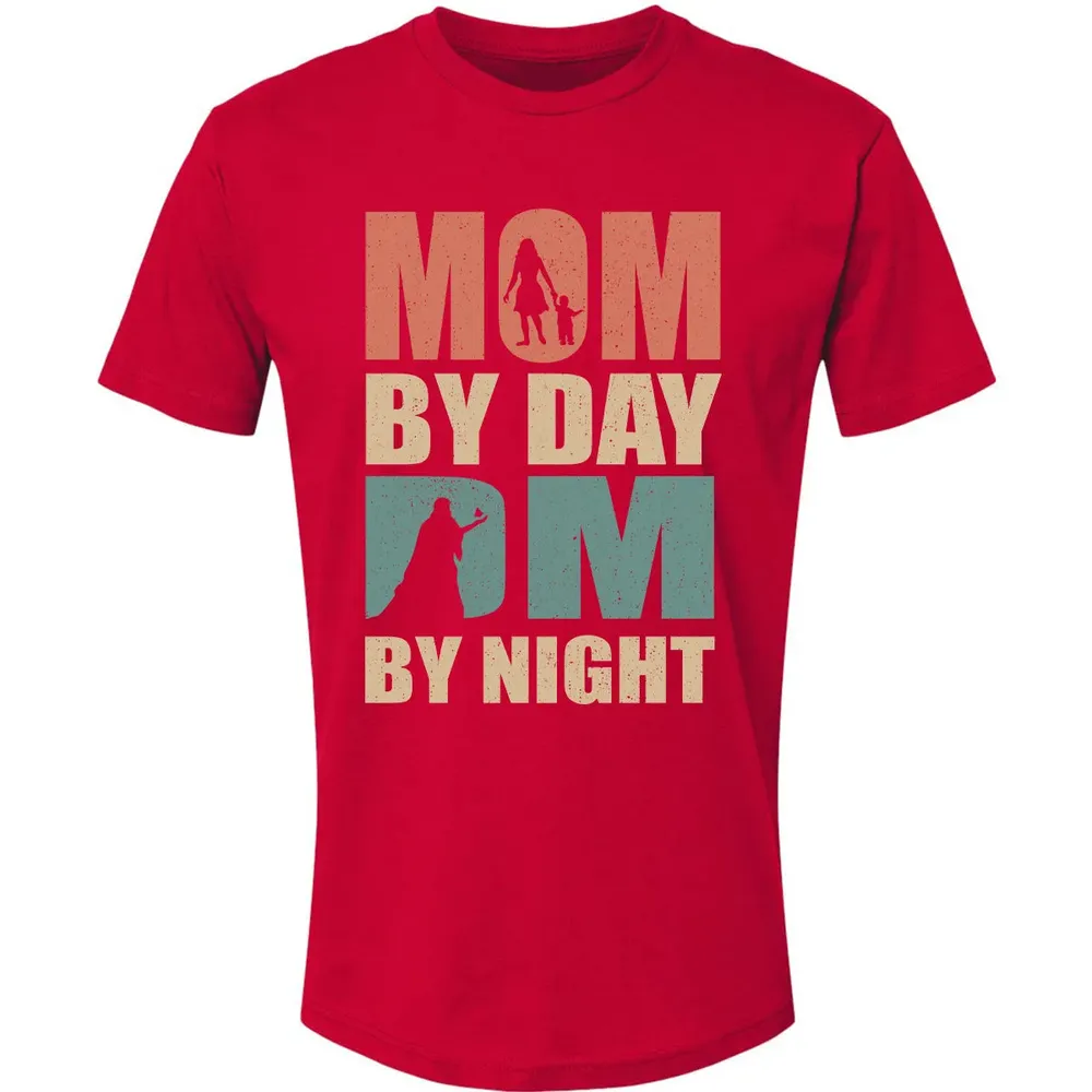 Mom By Day DM By Night DND Premium Unisex T-shirt - 6