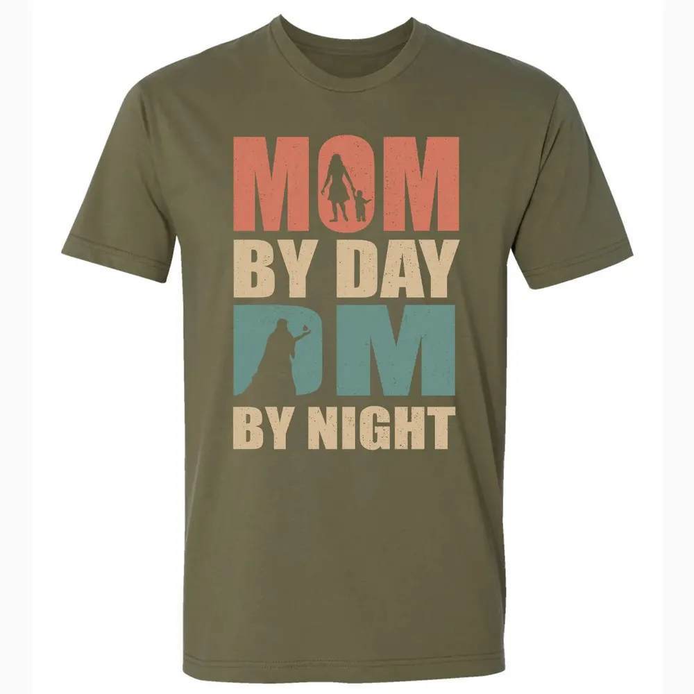 Mom By Day DM By Night DND Premium Unisex T-shirt - 5