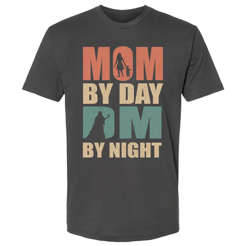 Mom By Day DM By Night DND Premium Unisex T-shirt - 8