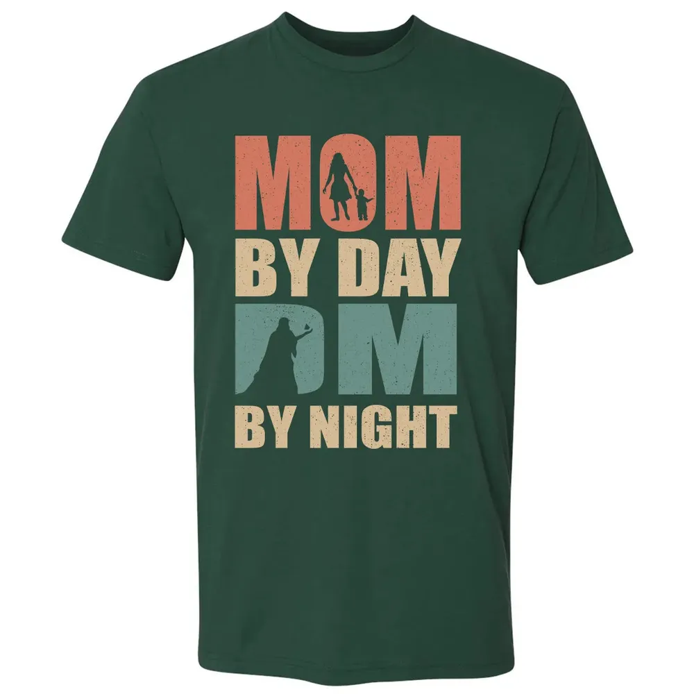 Mom By Day DM By Night DND Premium Unisex T-shirt - 12