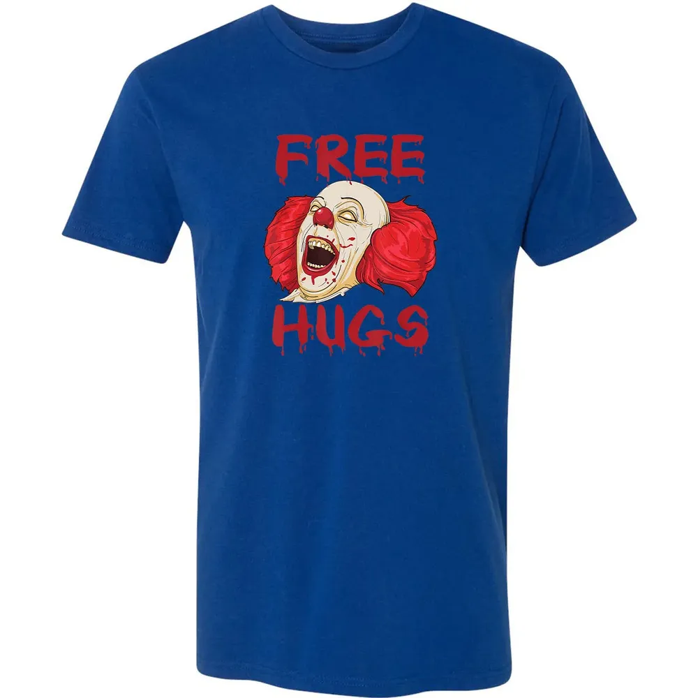 Free Hugs  Evil Killer Scary Clown Halloween Gift Premium Unisex T-shirt - 10
