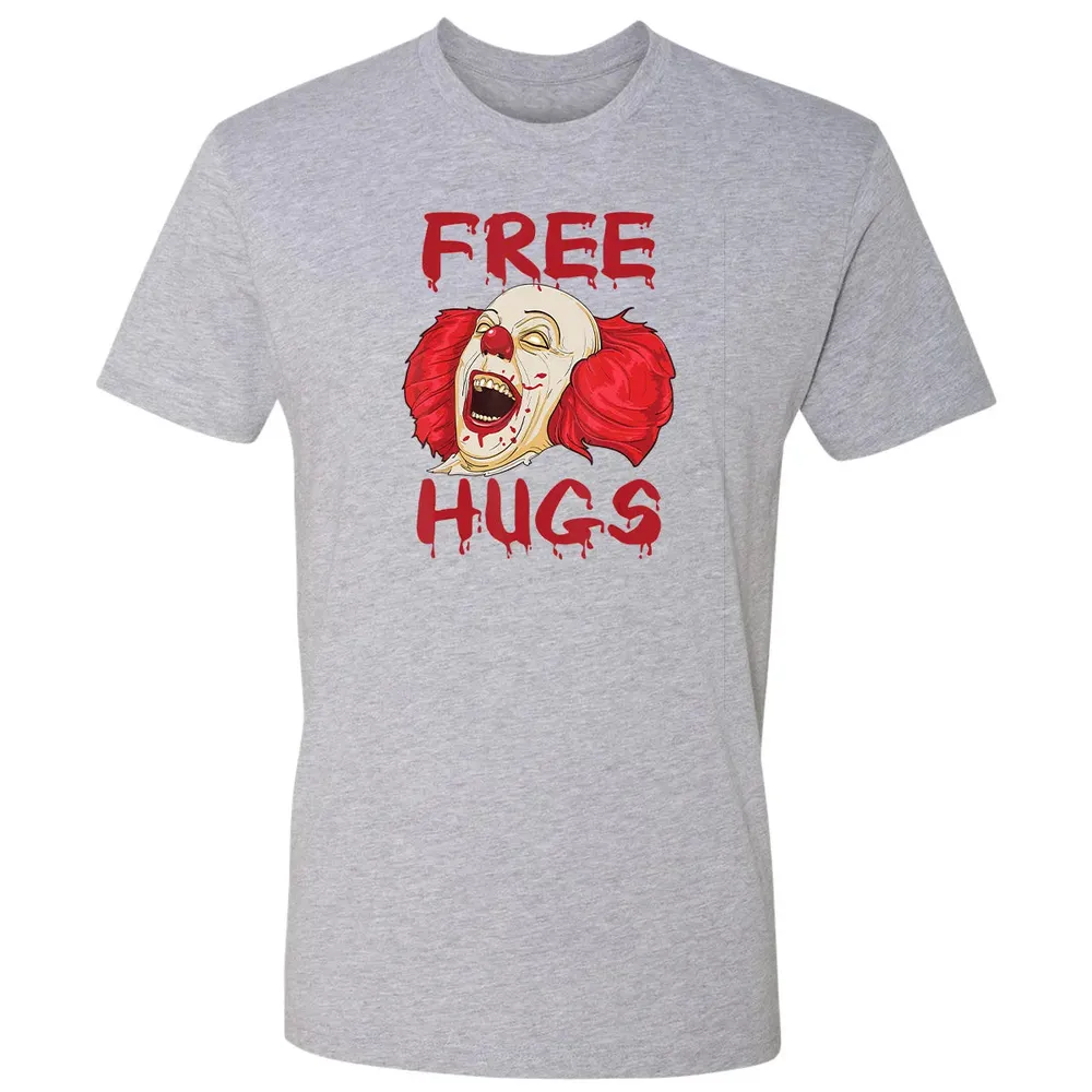 Free Hugs  Evil Killer Scary Clown Halloween Gift Premium Unisex T-shirt - 9