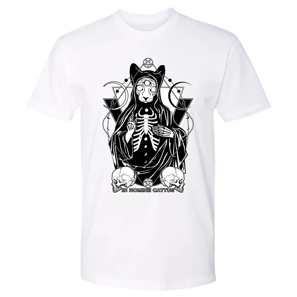 In Nomine Cattus Premium Unisex T-shirt - 4