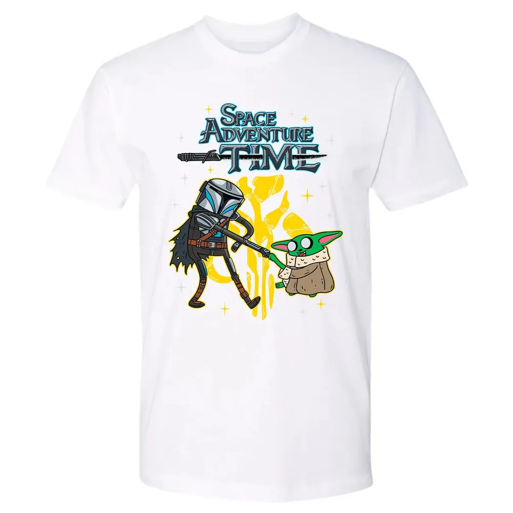 Space Adventure Time Premium Unisex T-shirt - 4