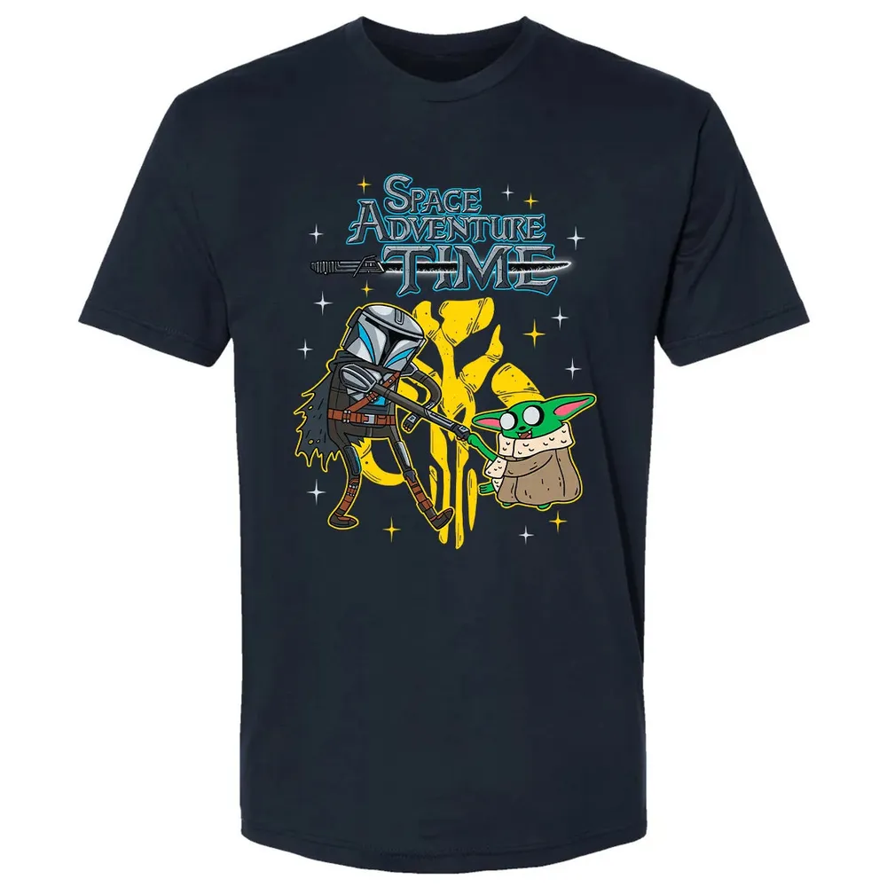Space Adventure Time Premium Unisex T-shirt - 2