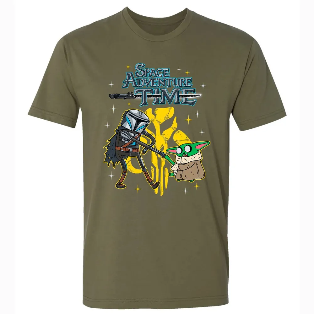 Space Adventure Time Premium Unisex T-shirt - 5