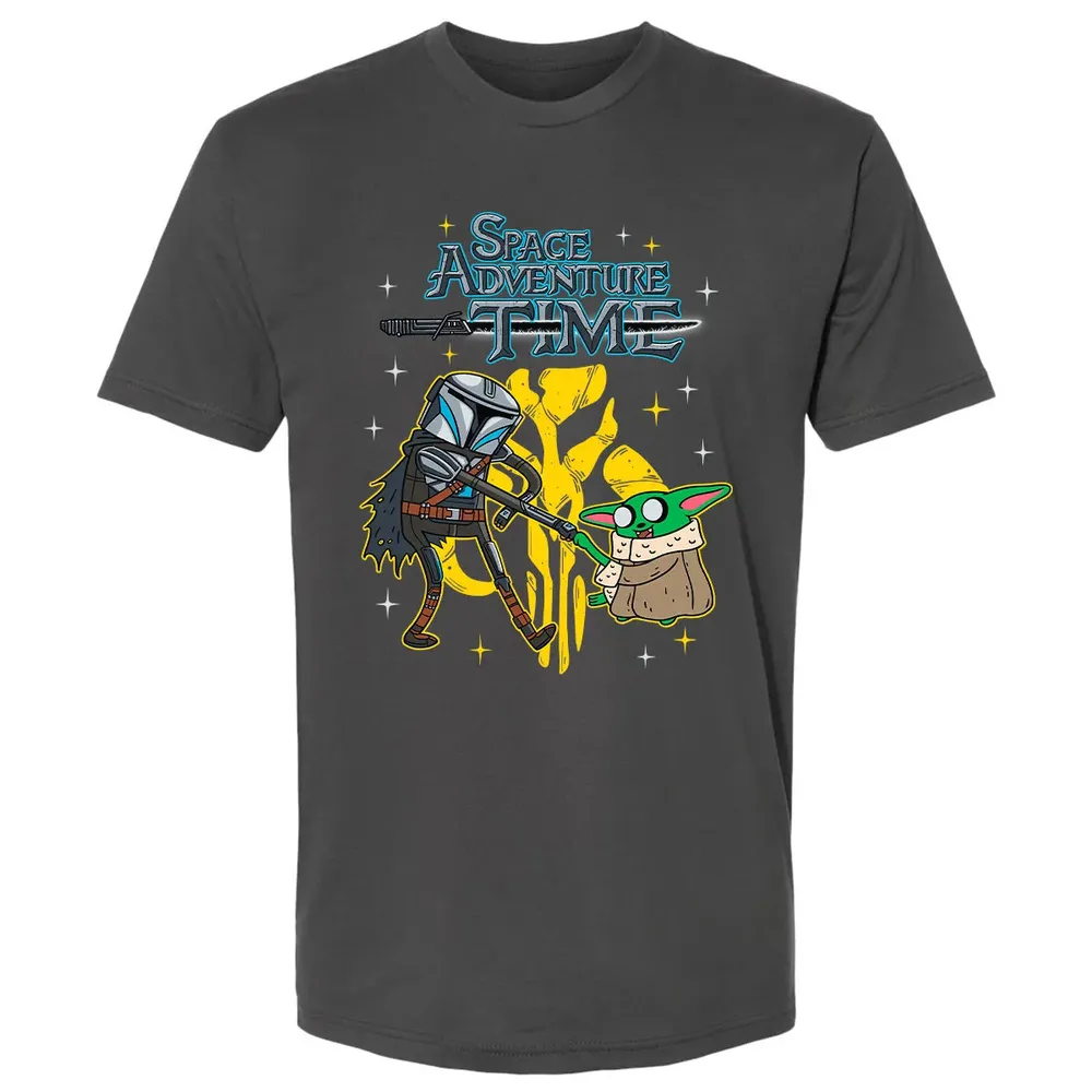 Space Adventure Time Premium Unisex T-shirt - 8