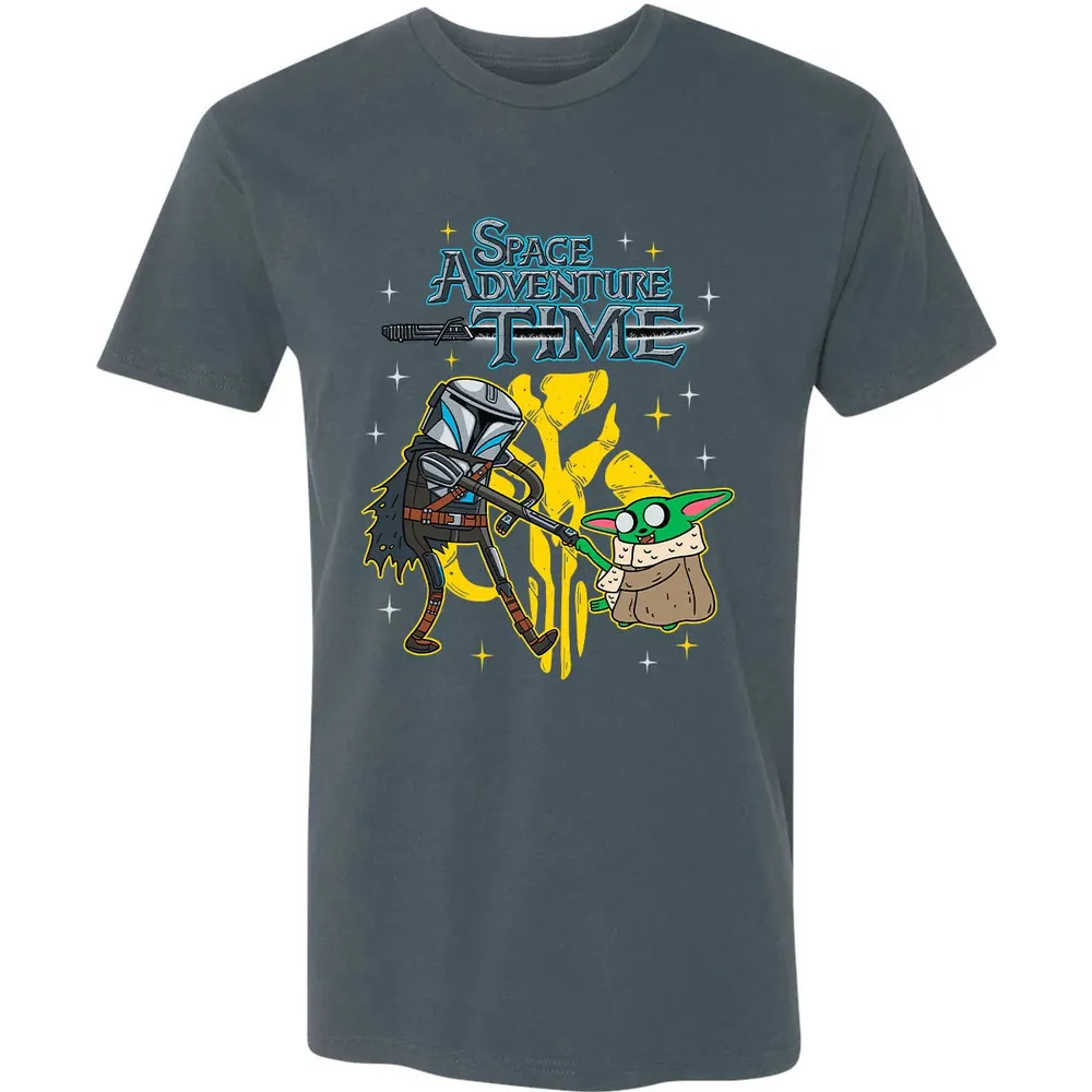 Space Adventure Time Premium Unisex T-shirt - 14