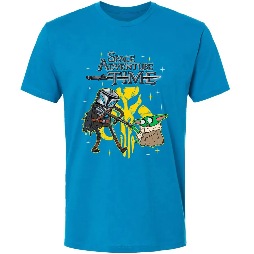 Space Adventure Time Premium Unisex T-shirt - 15